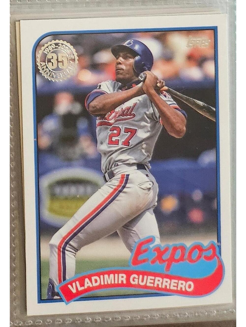 2024 Topps Series 1 - 1989 Topps Baseball #89B-68 Vladimir Guerrero